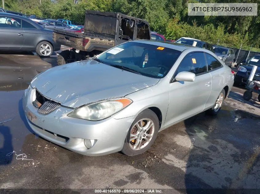 2005 Toyota Camry Solara Se VIN: 4T1CE38P75U956962 Lot: 40165570