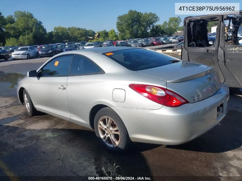 2005 Toyota Camry Solara Se VIN: 4T1CE38P75U956962 Lot: 40165570