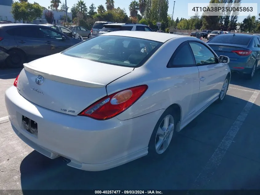 2005 Toyota Camry Solara Se Sport V6 VIN: 4T1CA38P35U045863 Lot: 40257477