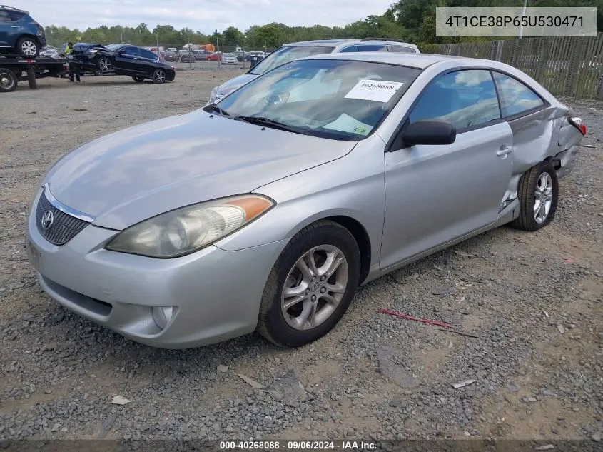 4T1CE38P65U530471 2005 Toyota Camry Solara Se