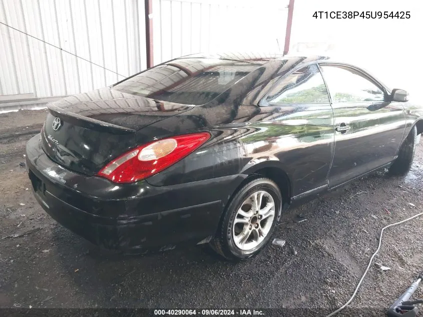 2005 Toyota Camry Solara Se VIN: 4T1CE38P45U954425 Lot: 40290064