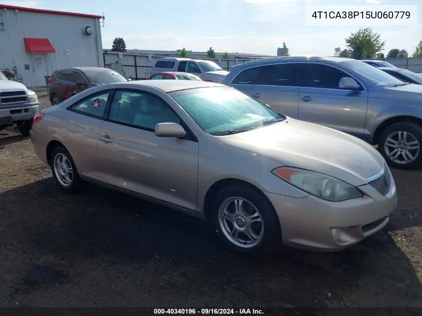 2005 Toyota Camry Solara Se V6 VIN: 4T1CA38P15U060779 Lot: 40340196