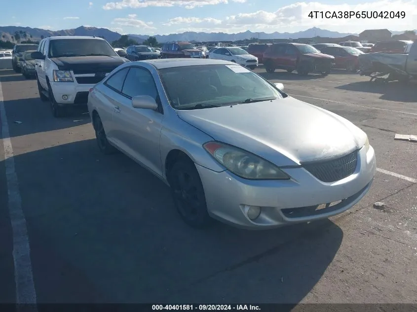 2005 Toyota Camry Solara Se V6 VIN: 4T1CA38P65U042049 Lot: 40401581