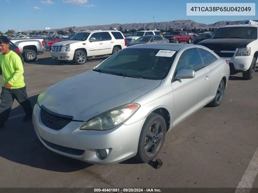 2005 Toyota Camry Solara Se V6 VIN: 4T1CA38P65U042049 Lot: 40401581