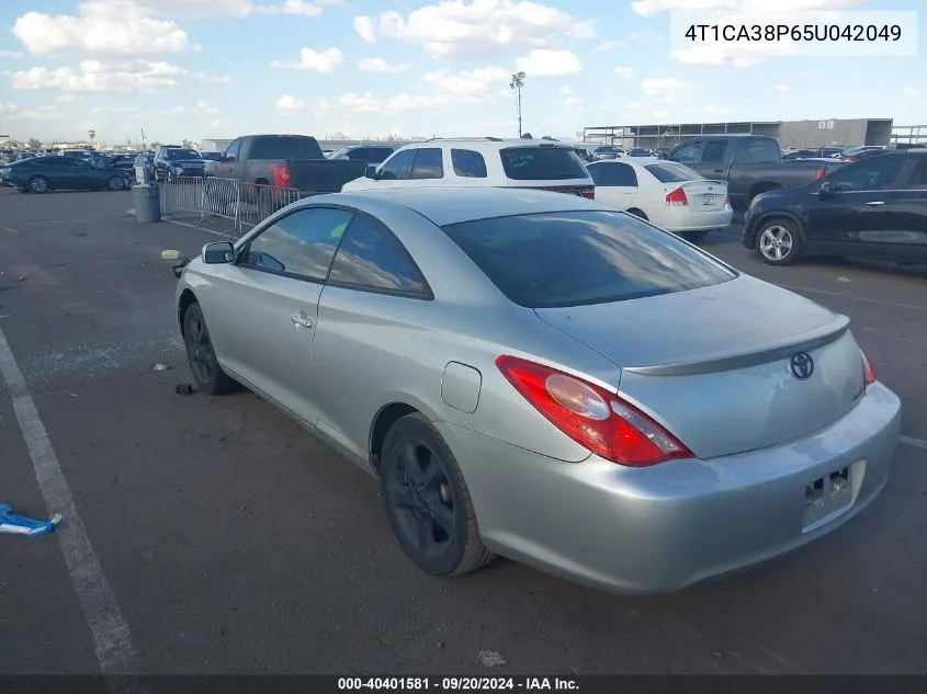 2005 Toyota Camry Solara Se V6 VIN: 4T1CA38P65U042049 Lot: 40401581