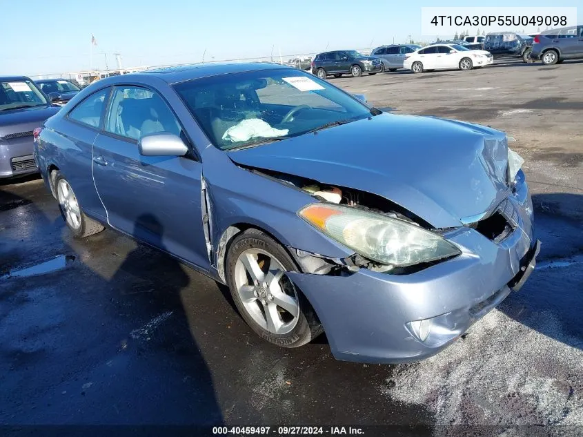 4T1CA30P55U049098 2005 Toyota Camry Solara Sle V6