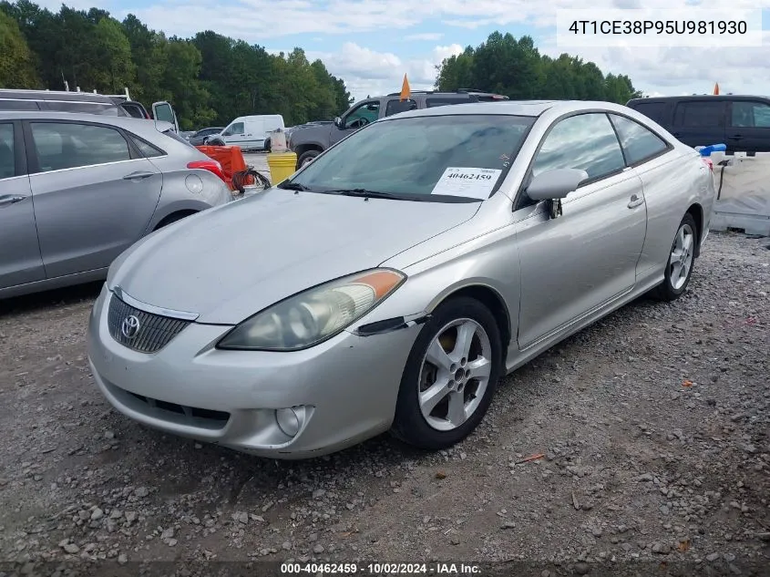 2005 Toyota Camry Solara Se Sport VIN: 4T1CE38P95U981930 Lot: 40462459