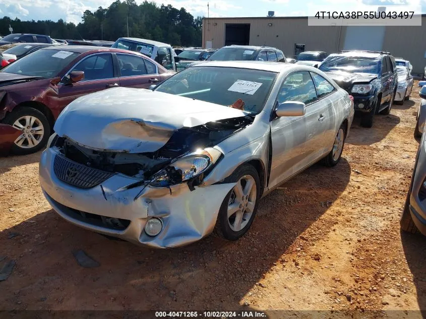 2005 Toyota Camry Solara Se V6 VIN: 4T1CA38P55U043497 Lot: 40471265