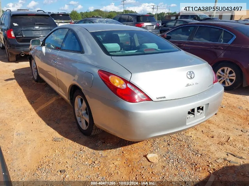 2005 Toyota Camry Solara Se V6 VIN: 4T1CA38P55U043497 Lot: 40471265