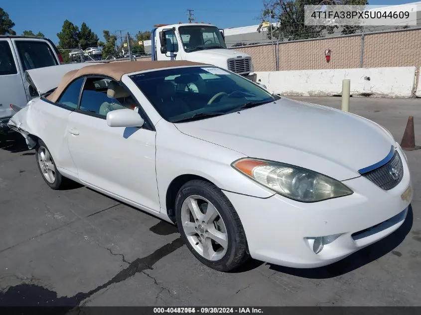 2005 Toyota Camry Solara Sle VIN: 4T1FA38PX5U044609 Lot: 40487064