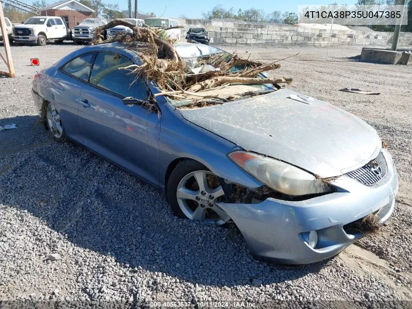 2005 Toyota Camry Solara Sle V6 VIN: 4T1CA38P35U047385 Lot: 40563637