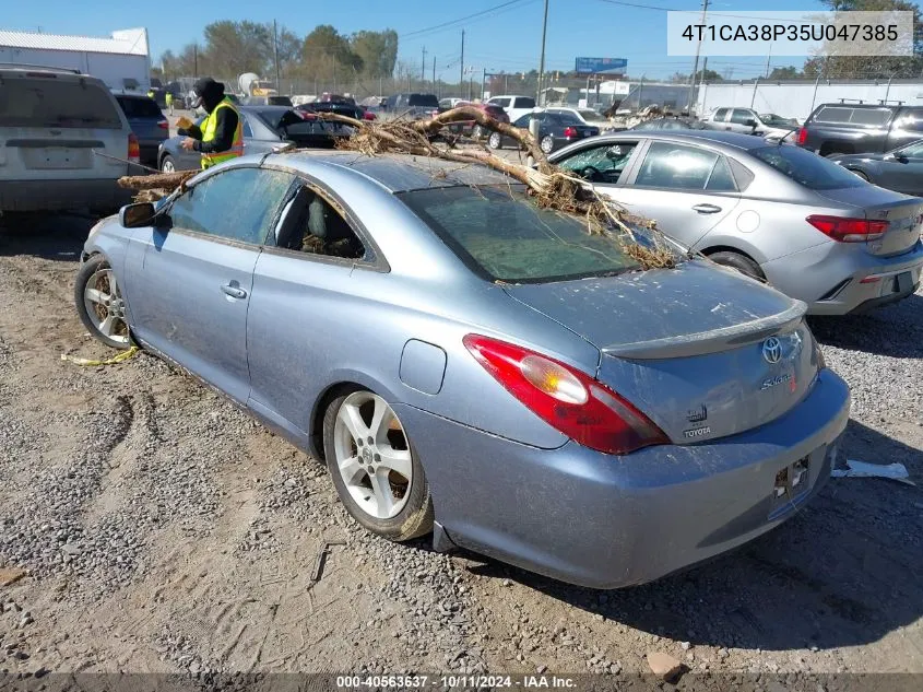 2005 Toyota Camry Solara Sle V6 VIN: 4T1CA38P35U047385 Lot: 40563637