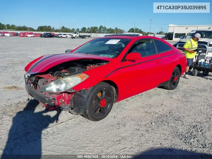 4T1CA30P35U039895 2005 Toyota Camry Solara Sle V6