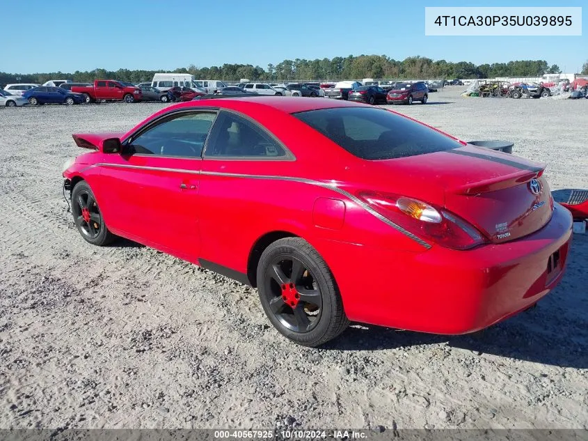 4T1CA30P35U039895 2005 Toyota Camry Solara Sle V6