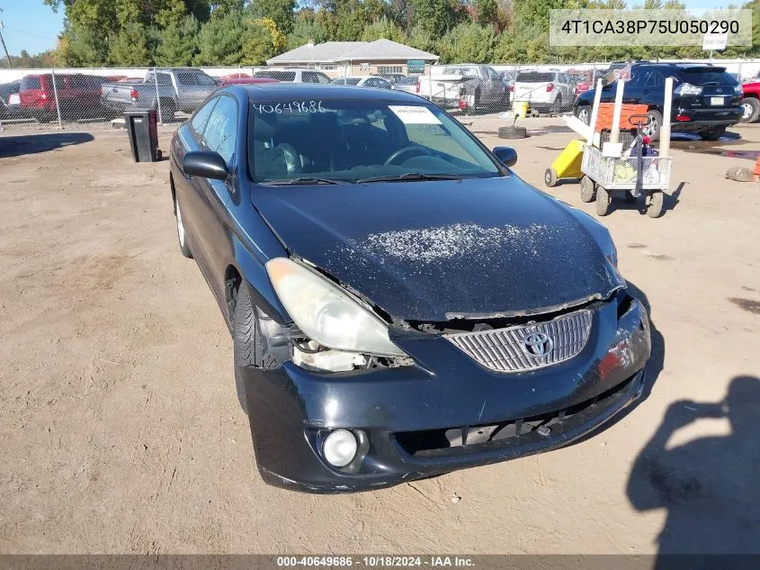 2005 Toyota Camry Solara Se Sport V6 VIN: 4T1CA38P75U050290 Lot: 40649686