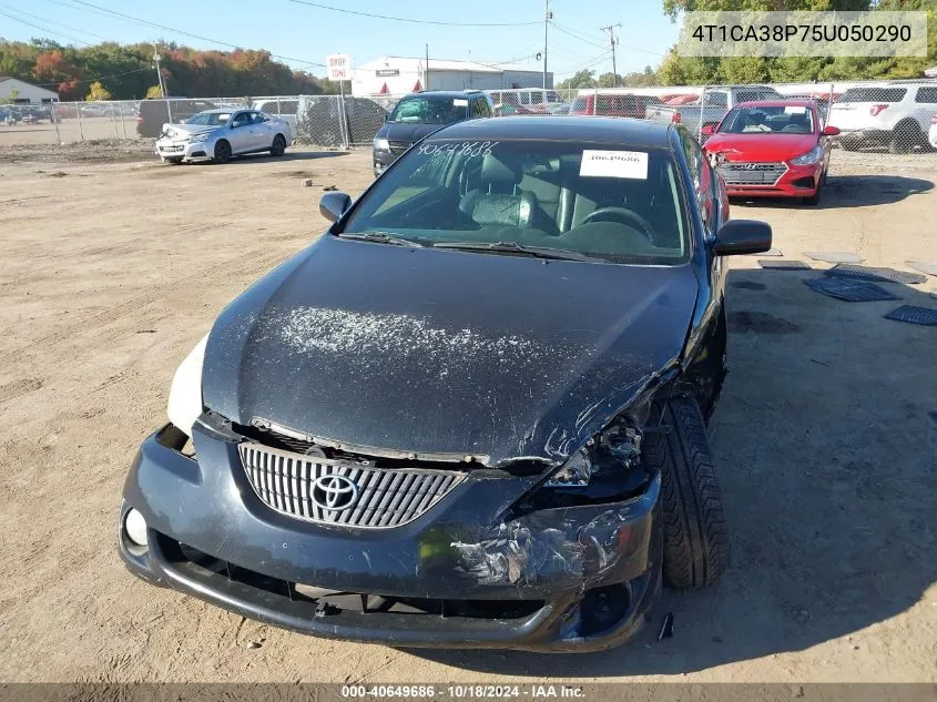 2005 Toyota Camry Solara Se Sport V6 VIN: 4T1CA38P75U050290 Lot: 40649686