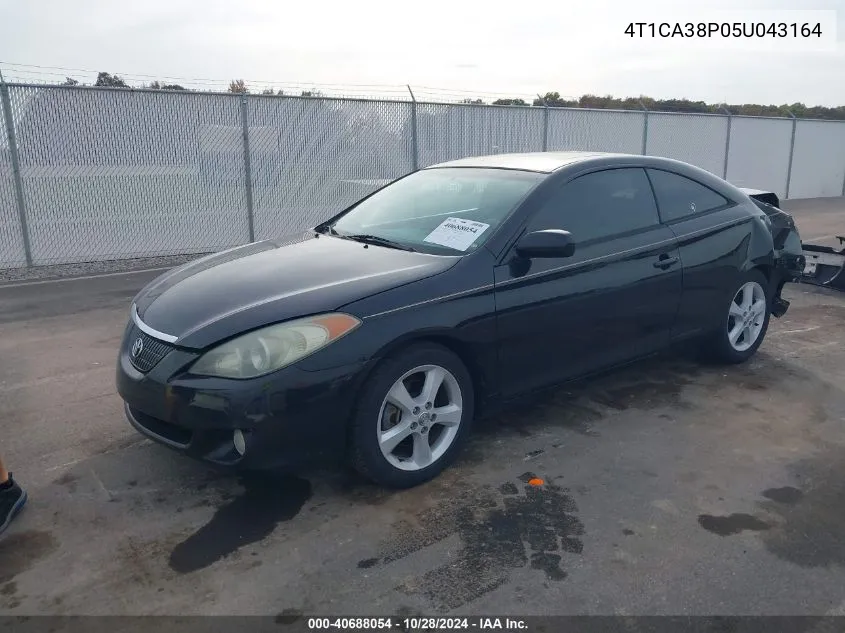 4T1CA38P05U043164 2005 Toyota Camry Solara Se V6