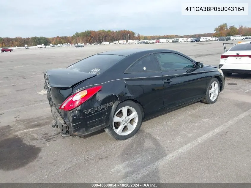 4T1CA38P05U043164 2005 Toyota Camry Solara Se V6