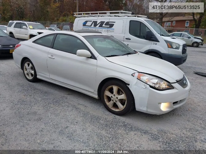 2005 Toyota Camry Solara Se Sport VIN: 4T1CE38P65U513525 Lot: 40779031