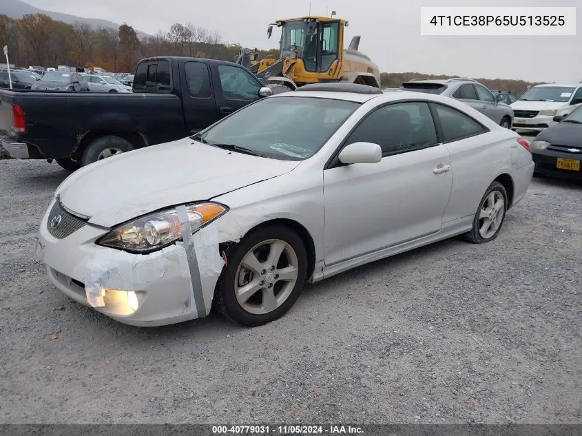 2005 Toyota Camry Solara Se Sport VIN: 4T1CE38P65U513525 Lot: 40779031