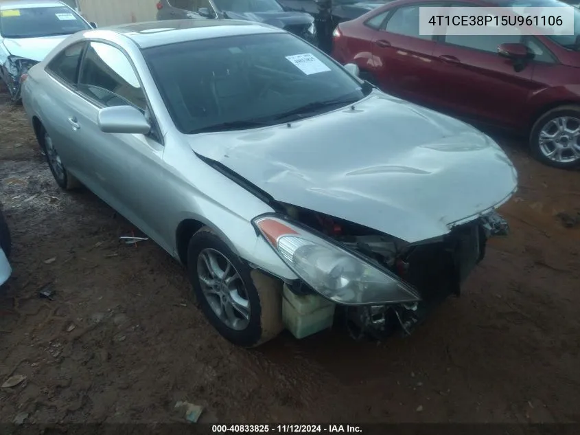 4T1CE38P15U961106 2005 Toyota Camry Solara Se