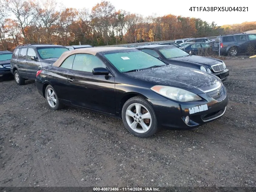 4T1FA38PX5U044321 2005 Toyota Camry Solara Sle