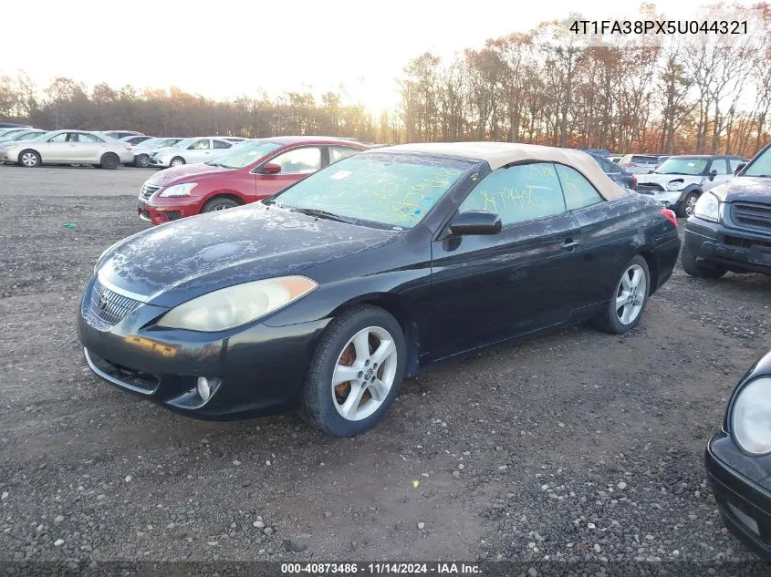 4T1FA38PX5U044321 2005 Toyota Camry Solara Sle