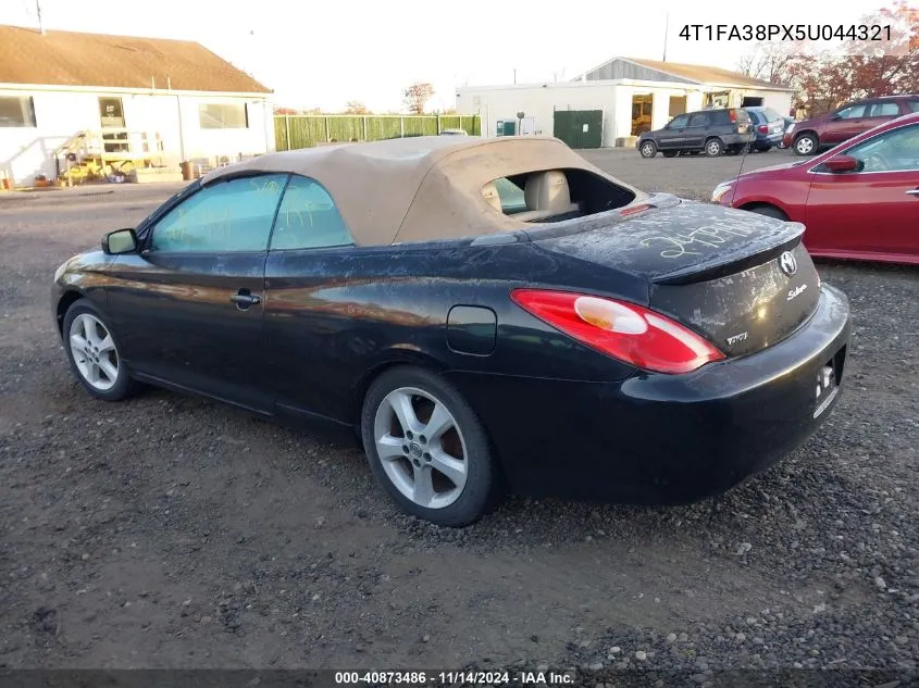 4T1FA38PX5U044321 2005 Toyota Camry Solara Sle