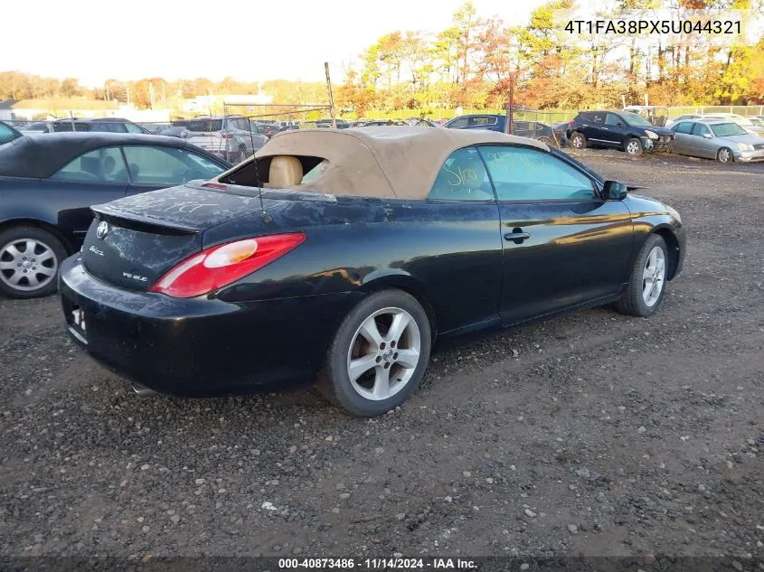 4T1FA38PX5U044321 2005 Toyota Camry Solara Sle