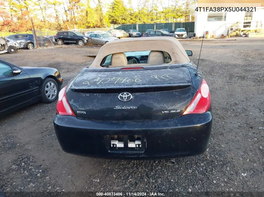 4T1FA38PX5U044321 2005 Toyota Camry Solara Sle