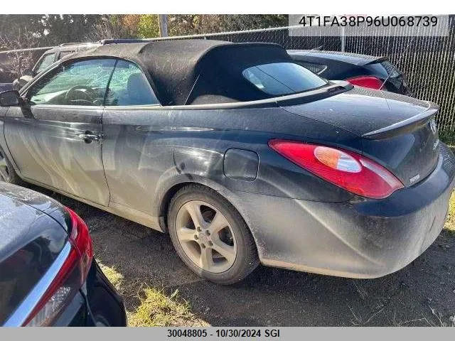 2006 Toyota Camry Solara Se/Sle VIN: 4T1FA38P96U068739 Lot: 30048805