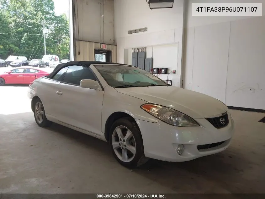 4T1FA38P96U071107 2006 Toyota Camry Solara Sle