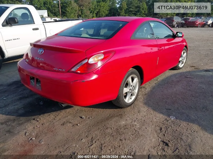 2006 Toyota Camry Solara Sle V6 VIN: 4T1CA30P46U073619 Lot: 40211431