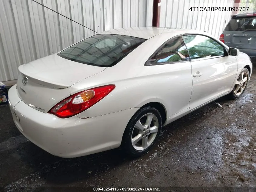 2006 Toyota Camry Solara Sle V6 VIN: 4T1CA30P66U096707 Lot: 40254116