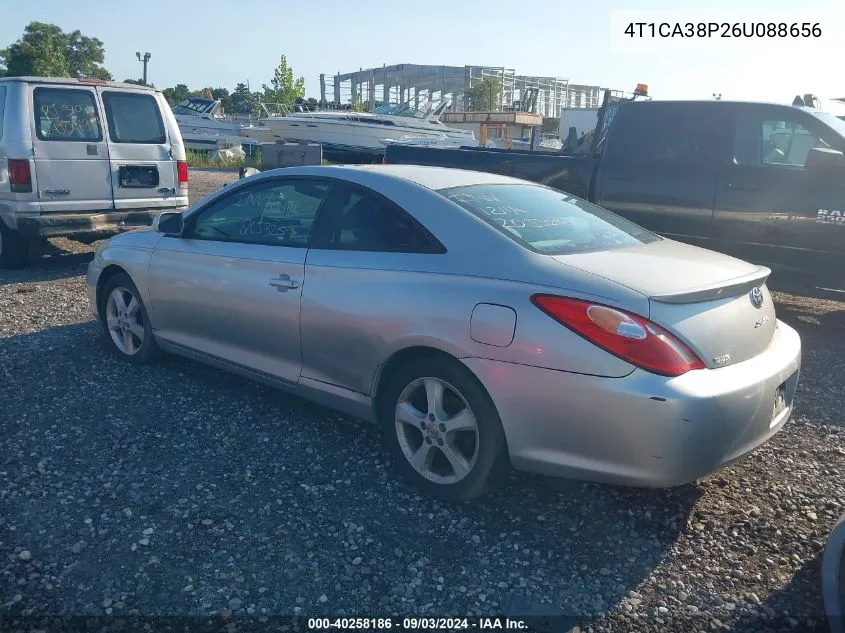 2006 Toyota Camry Solara Se V6 VIN: 4T1CA38P26U088656 Lot: 40258186