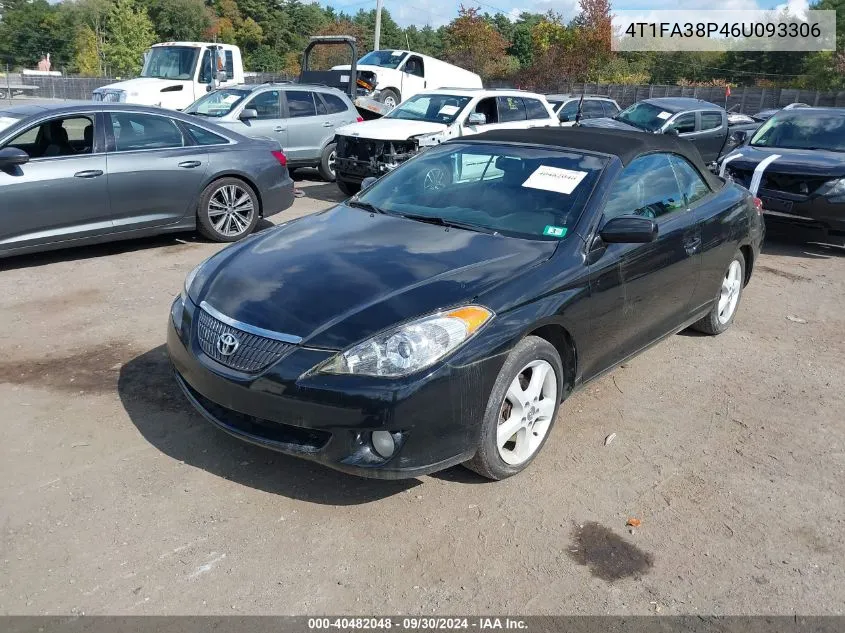 4T1FA38P46U093306 2006 Toyota Camry Solara Sle