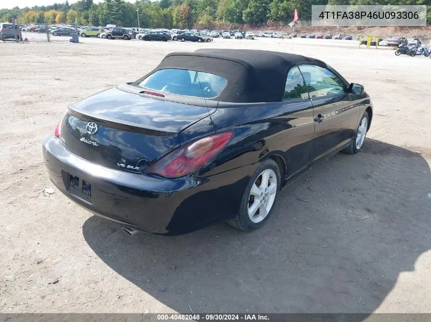 4T1FA38P46U093306 2006 Toyota Camry Solara Sle