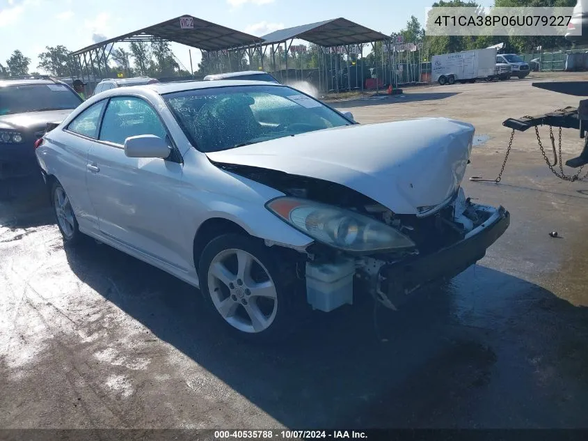 2006 Toyota Camry Solara Se Sport V6 VIN: 4T1CA38P06U079227 Lot: 40535788