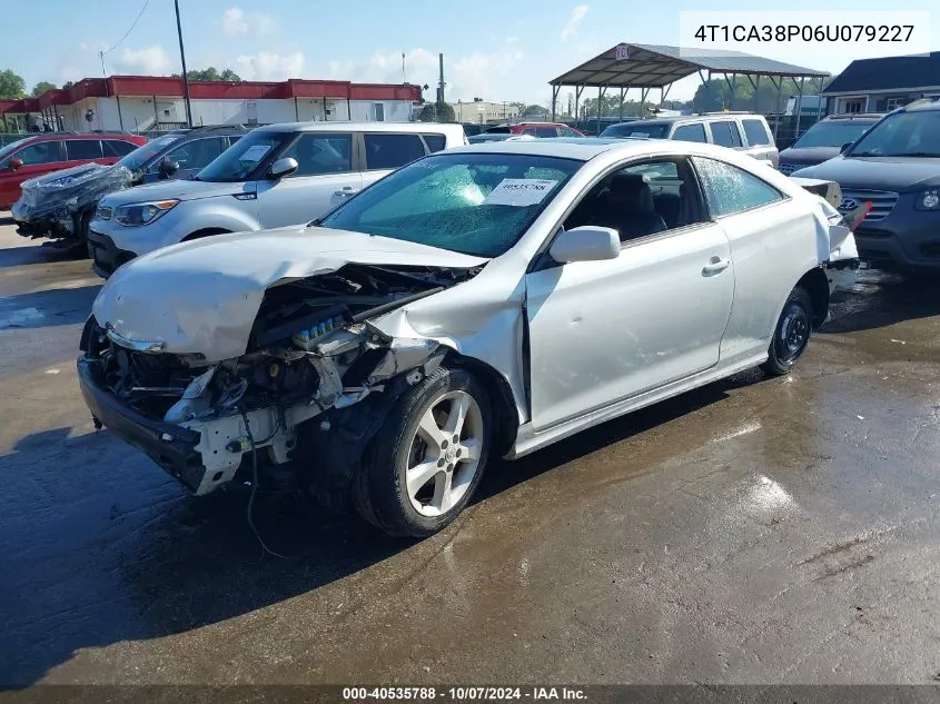 2006 Toyota Camry Solara Se Sport V6 VIN: 4T1CA38P06U079227 Lot: 40535788