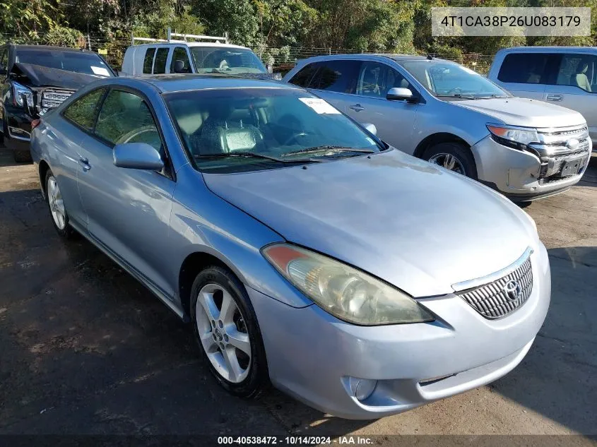 2006 Toyota Camry Solara Se Sport V6 VIN: 4T1CA38P26U083179 Lot: 40538472