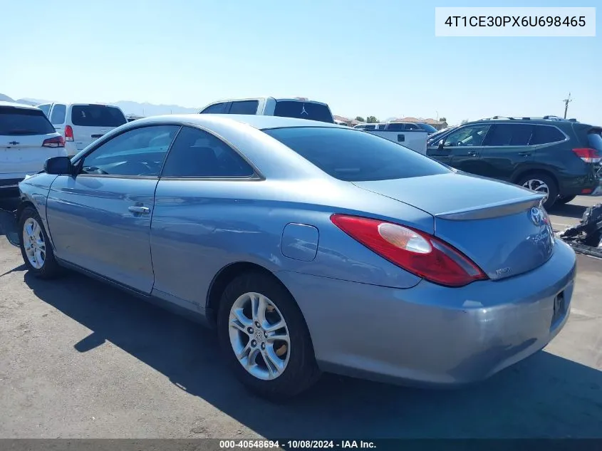 2006 Toyota Camry Solara Se/Sle VIN: 4T1CE30PX6U698465 Lot: 40548694