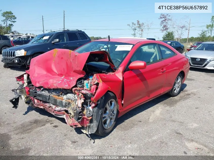 2006 Toyota Camry Solara Se VIN: 4T1CE38P56U657892 Lot: 40602351