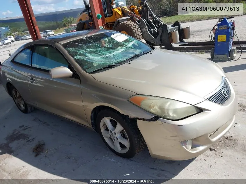 2006 Toyota Camry Solara Sle V6 VIN: 4T1CA30P06U079613 Lot: 40675314