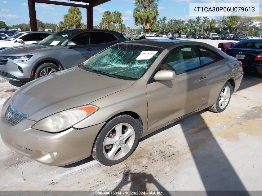 2006 Toyota Camry Solara Sle V6 VIN: 4T1CA30P06U079613 Lot: 40675314