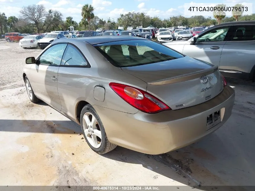 2006 Toyota Camry Solara Sle V6 VIN: 4T1CA30P06U079613 Lot: 40675314