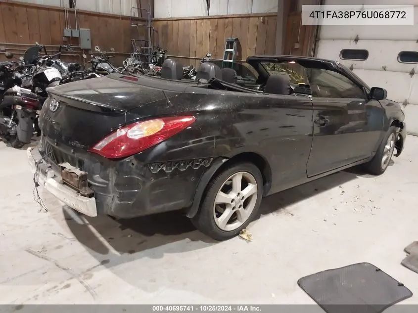 4T1FA38P76U068772 2006 Toyota Camry Solara Se/Sle