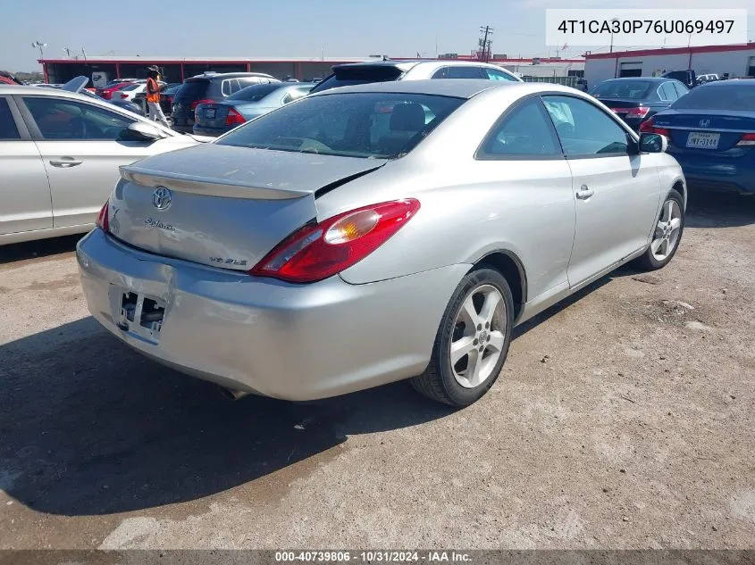 2006 Toyota Camry Solara Sle V6 VIN: 4T1CA30P76U069497 Lot: 40739806