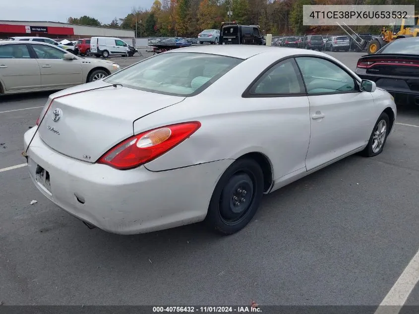 2006 Toyota Camry Solara Se VIN: 4T1CE38PX6U653532 Lot: 40756432