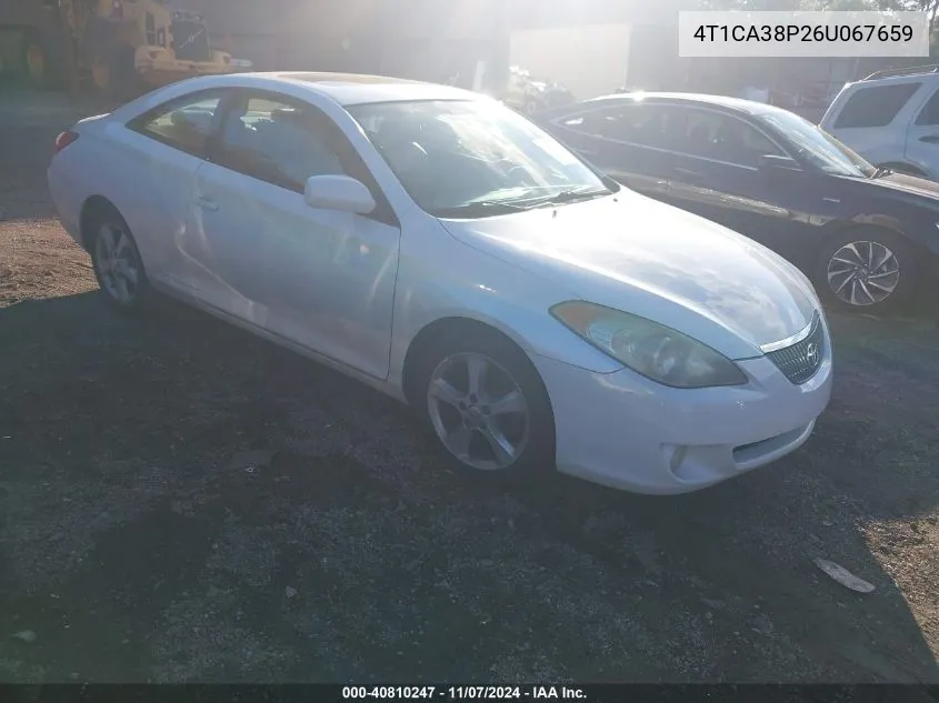 2006 Toyota Camry Solara Sle V6 VIN: 4T1CA38P26U067659 Lot: 40810247