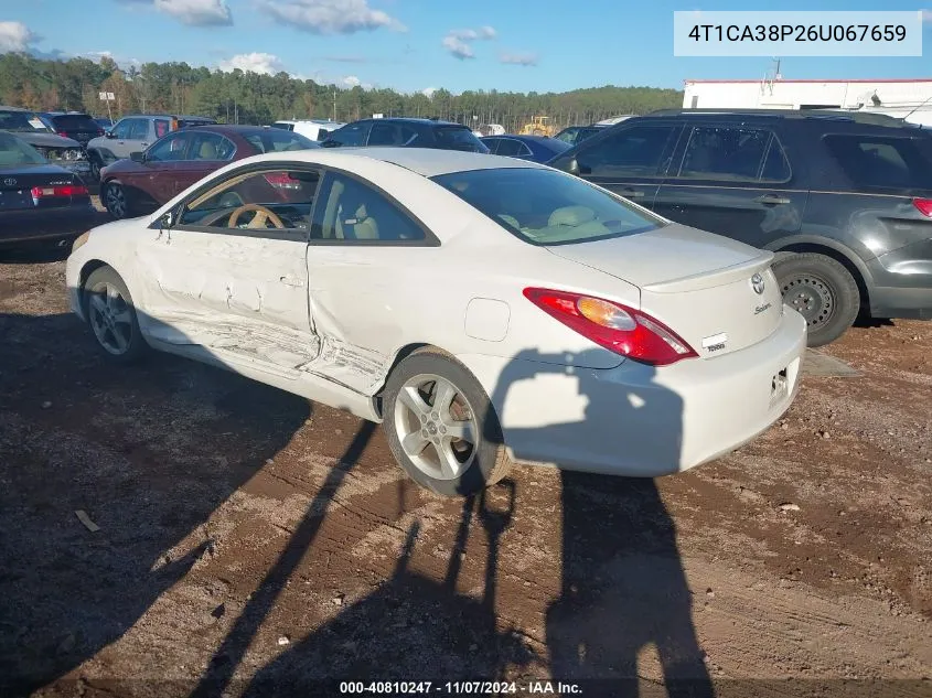 2006 Toyota Camry Solara Sle V6 VIN: 4T1CA38P26U067659 Lot: 40810247